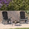 Flash Furniture Gray Adirondack Rockers - Gray Cushions, 2PK 2-JJ-C14705-CSNGY-GY-GG - alternate 1